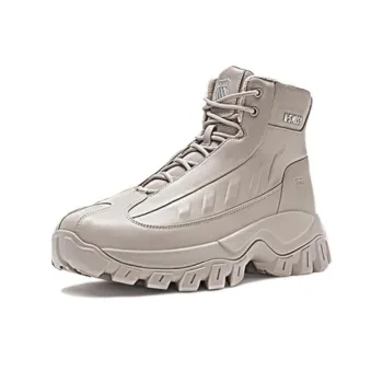 KSWISS Cushioning Wear Resistant High Top Casual Shoes Unisex Beige