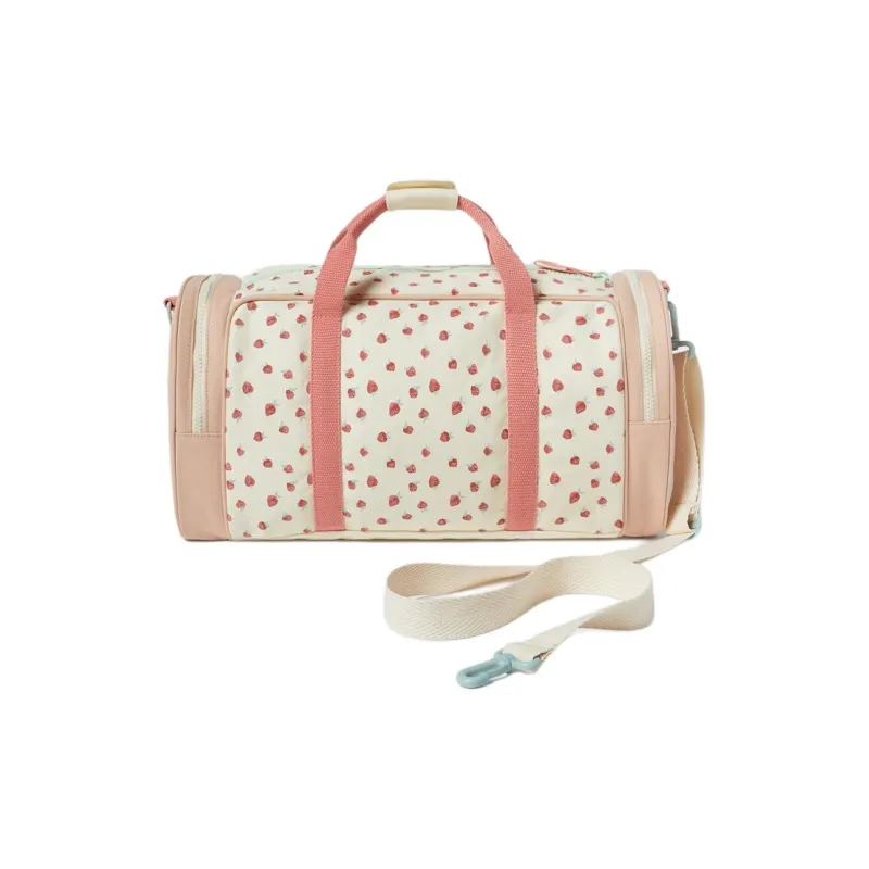 ZARA Cotton Bowling Bag Shoulder Bag Crossbody Bag Handbag Regular Women's Pink-4