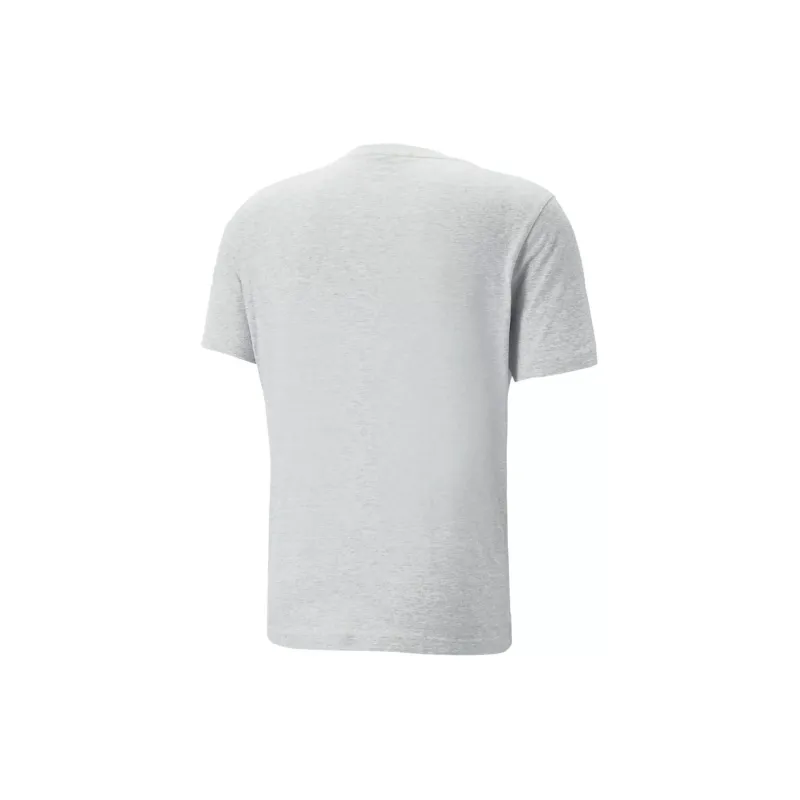 PUMA ESS+ LOGO POWER TEE T-Shirt Men's Gray-1
