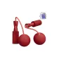 China Red Jump Rope 6.5cm Weighted Ball Style with Storage Bag