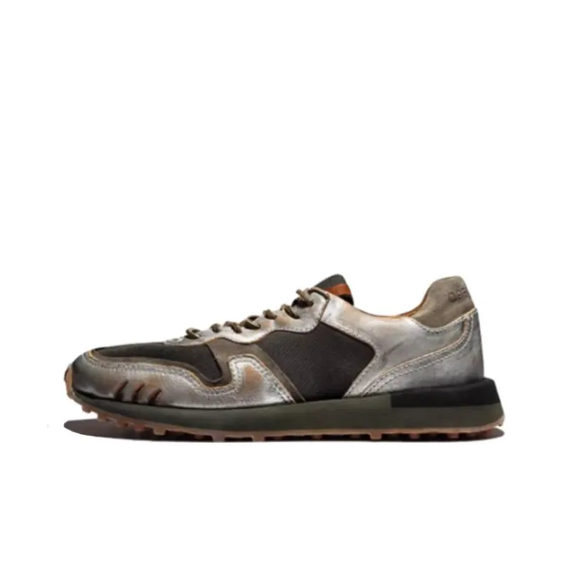 BUTTERO 8810 Low-Top Casual Shoes Men's Silver-0