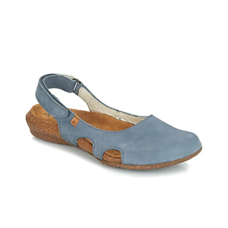 El Naturalista Casual Single Shoes Women's Blue-2