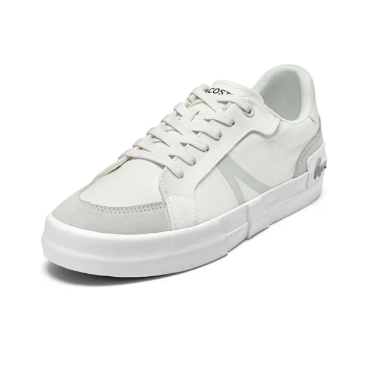 LACOSTE Low Top Skateboard Shoes Men's White-1
