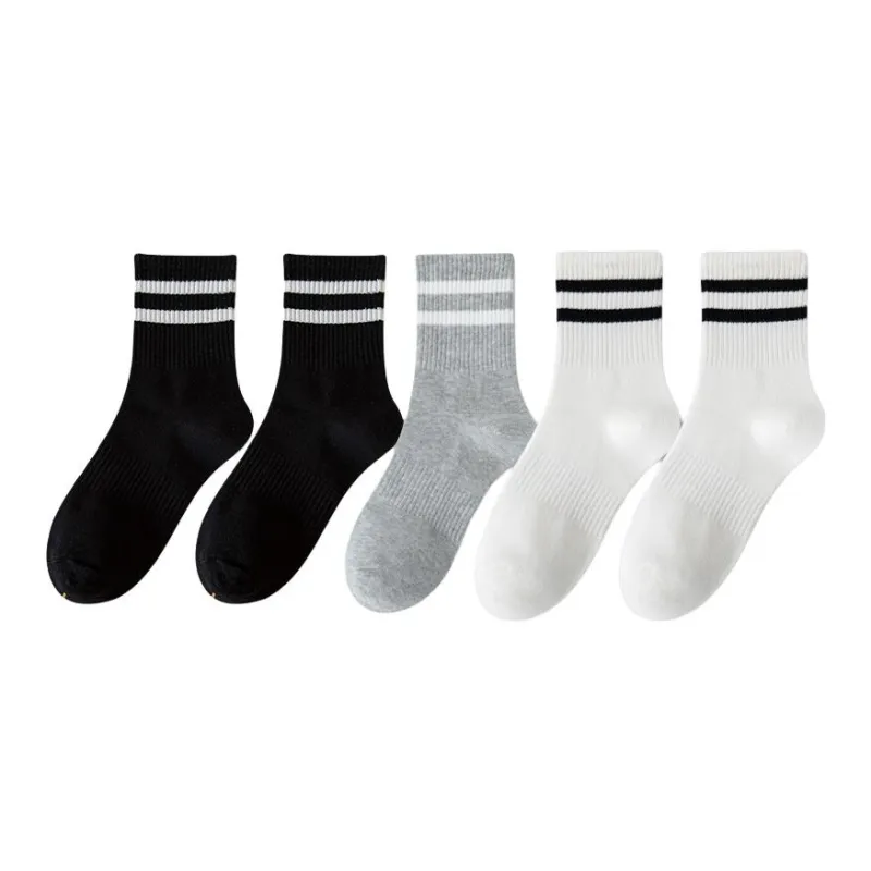 MIIOW Mid Calf Socks Men's 5 Pack-0