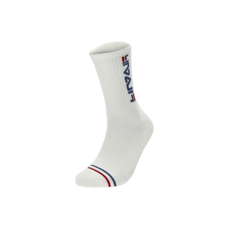 FILA Mid Calf Socks Women's 1 Pack Oat Beige-0