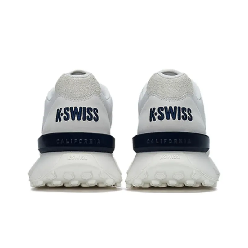 KSWISS Cushioning Slip Resistant Low Top Casual Shoes Unisex White Gray-4