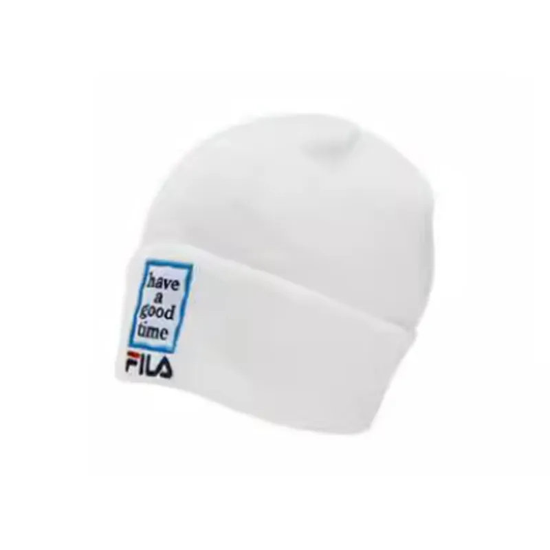 FILA Acrylic, Polyamide, Sheep Wool Beanies Unisex Black, White-3