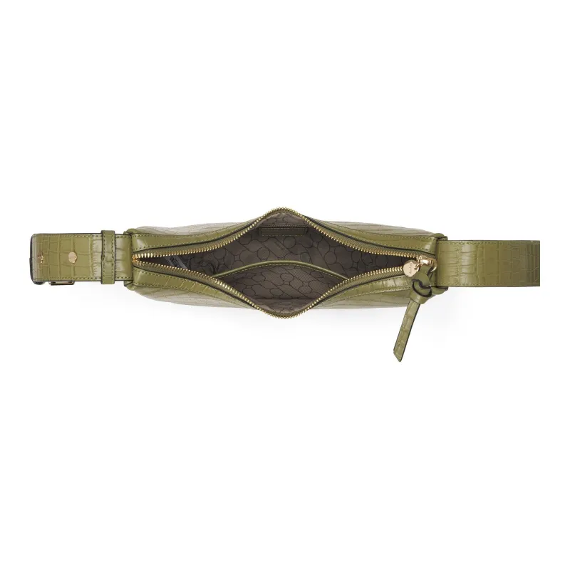 ORYANY Cow Leather Shoulder Bag Crossbody Bag Women's Olive Leaf-5