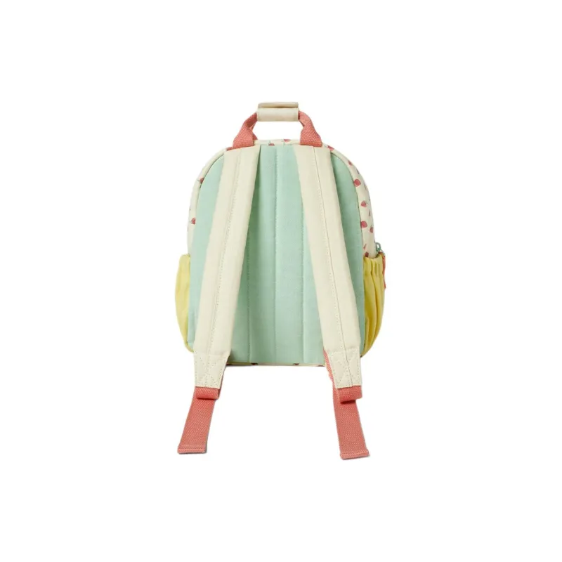 ZARA Cotton Backpack Regular Women's Pink & White-2