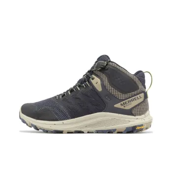 MERRELL Nova 3 Mid GTX Cushioning Wear-Resistant Low-Top Outdoor Shoes Men's Marine Blue