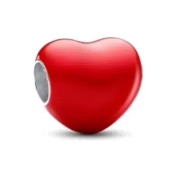 Pandora 925 Sterling Silver Ornament Unisex Red