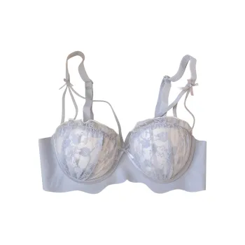 Flowers In Water Bra Women's Blue