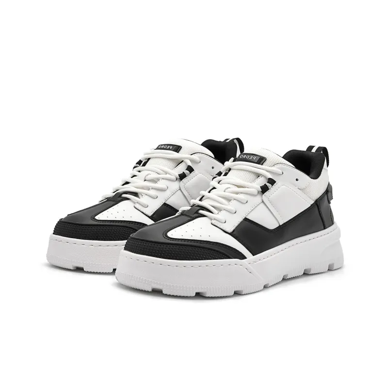 PEDRO Low Top Skateboard Shoes 4cm Women's Black-1