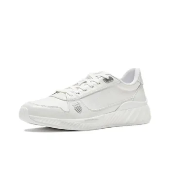 KSWISS Cushioning, Wear Resistant Low Top Running Shoes Men's White