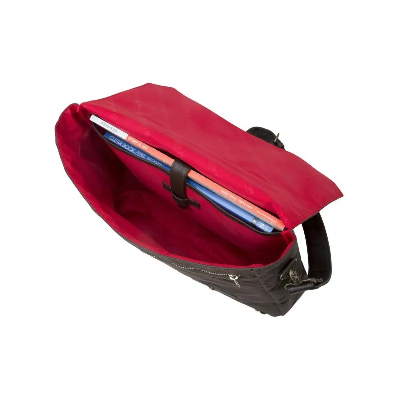 Manhattan Portage Martexin Original Wax Shoulder Bag Crossbody Bag Handbag Unisex Dark Brown-4