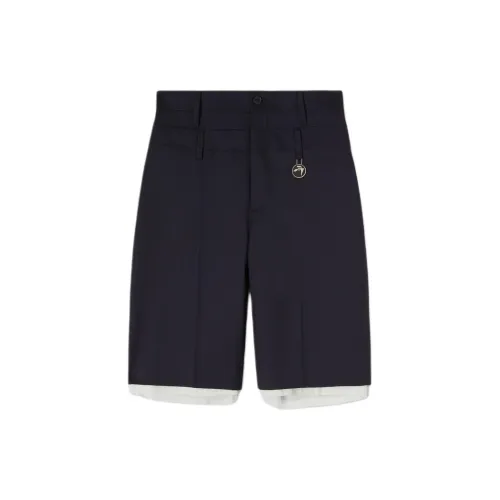 AMBUSH Double-belt Raw-cut Tailored Shorts