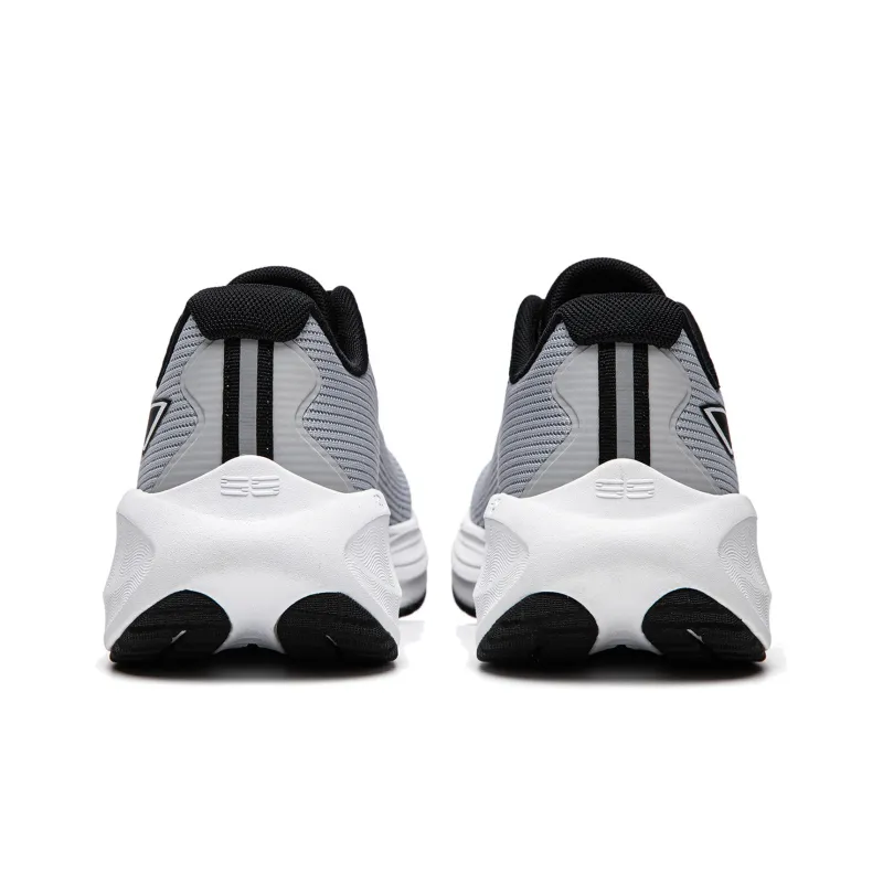 LiNing Wuyue 2.0 Cushioned Slip Resistant Abrasion Resistant Breathable Low Top Sprint Running Shoes Men's Mist Gray-5