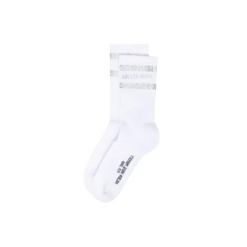 Golden Goose Mid-Calf Socks Men's 1 Pack White