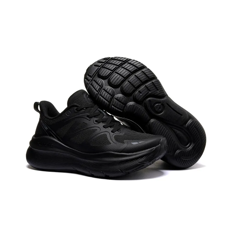 HUITENG Running Shoes Unisex Low Top Black White/Vibrant Orange/Dopamine Pink/Dream Blue/Phantasm Purple/Interstellar Black-37