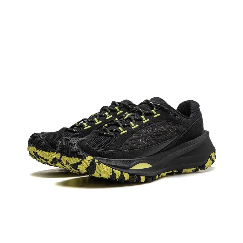 LiNing Wear Resistant Low Top Running Shoes Unisex Black-2