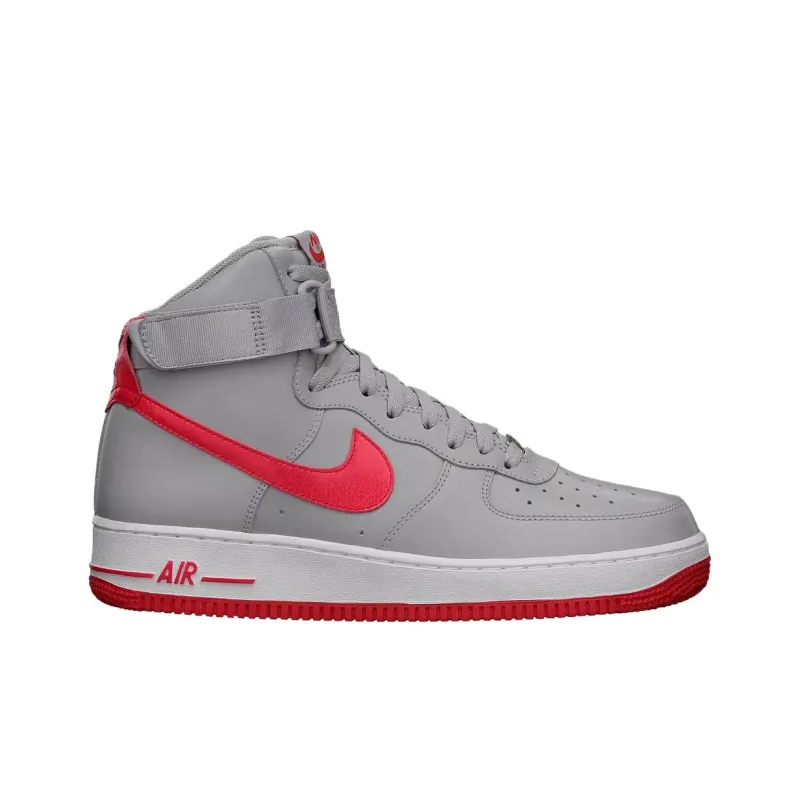 Nike Air Force 1 High 07 Grey Red-1