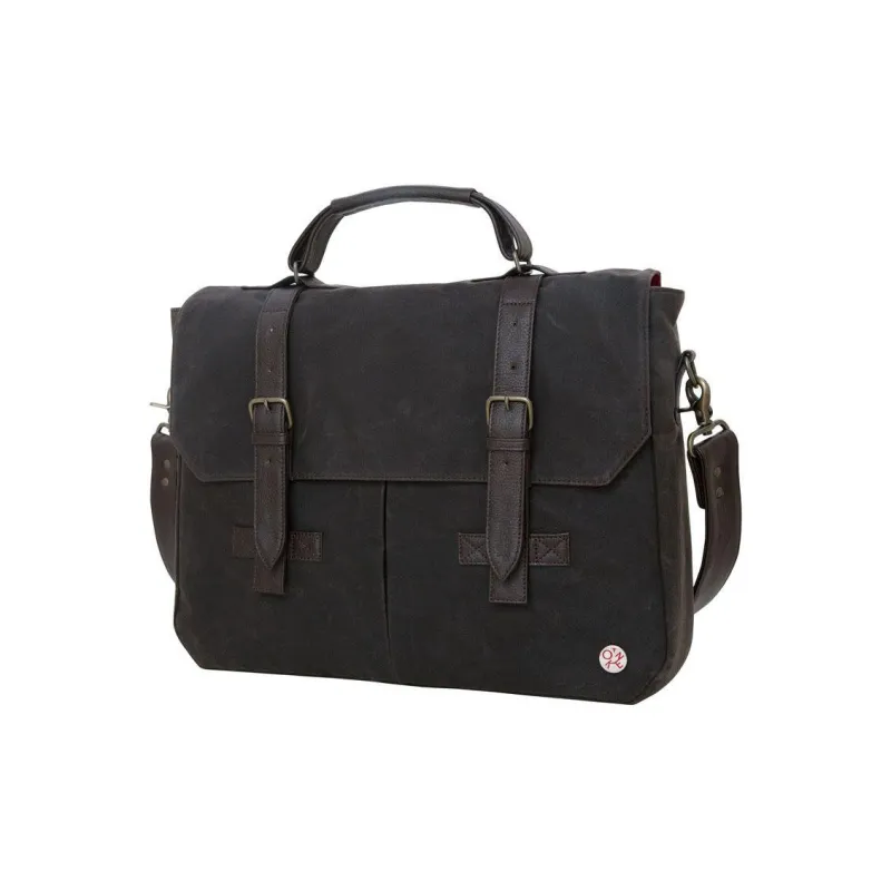 Manhattan Portage Martexin Original Wax Shoulder Bag Crossbody Bag Handbag Unisex Dark Brown-1