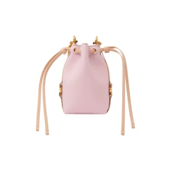 Chloe Marcie Grained Calfskin Bucket Bags Shoulder Bag Crossbody Bag Extra Mini Women's Light Pink Red