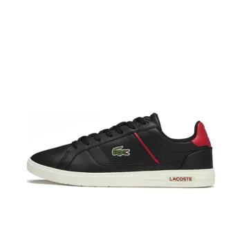 LACOSTE Low Top Skateboard Shoes Men's Black