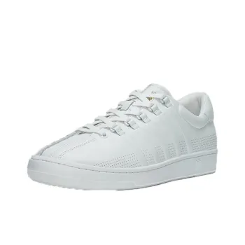KSWISS Anti Slip Wear Resistant Low Top Casual Shoes Unisex White Gray