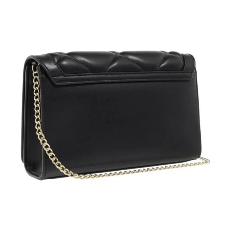 LOVE MOSCHINO Polyurethane Shoulder Bag Crossbody Bag Women's Black-2