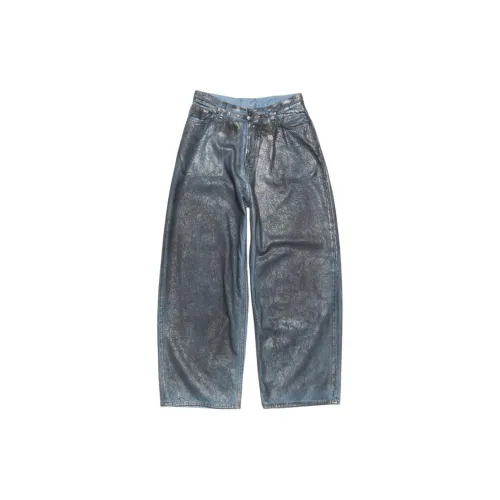 Acne Studios Jeans Unisex Silver Blue