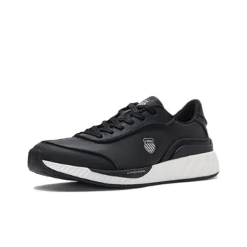 KSWISS Cushioning Wear Resistant Low Top Casual Shoes Men's Black White