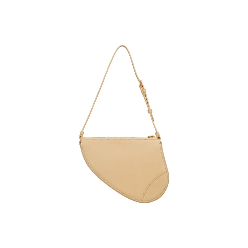 DIOR Sheepskin Clutch Bag Over The Shoulder Women's Light Yellow-2