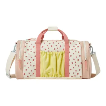 ZARA Cotton Bowling Bag Shoulder Bag Crossbody Bag Handbag Regular Women's Pink