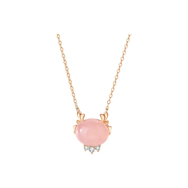 BAGGL Chalcedony Jade Necklaces Unisex-0