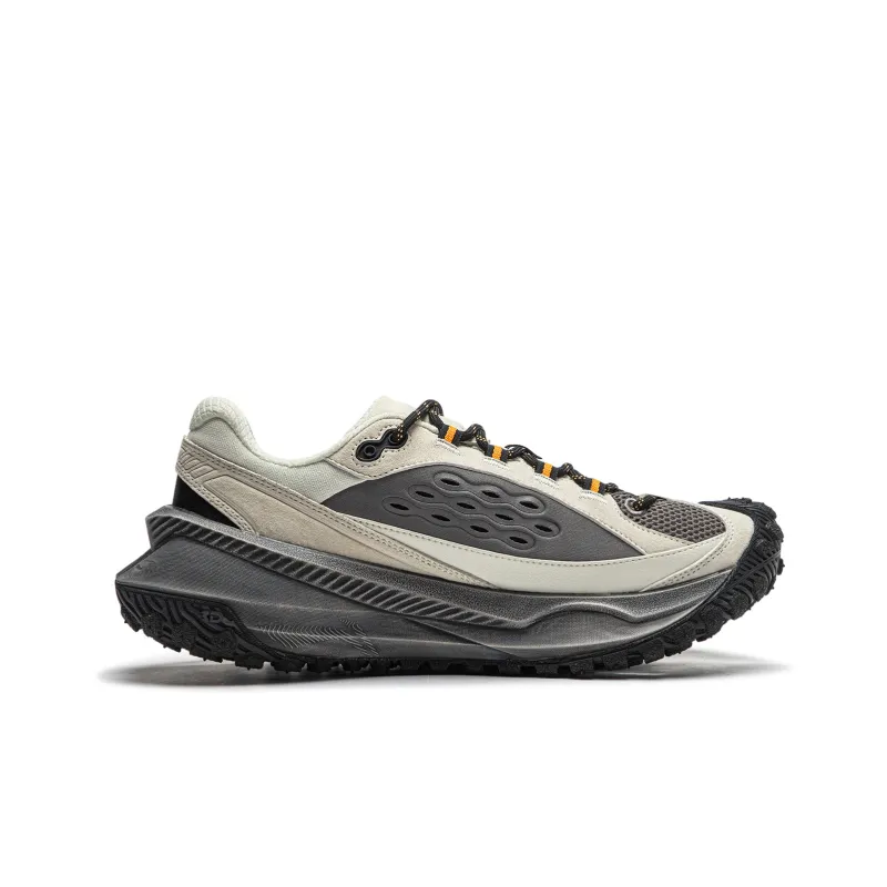 LiNing Travel Hero CRC Cushioning, Wear Resistant Low Top Casual Running Shoes Unisex White Gray-1