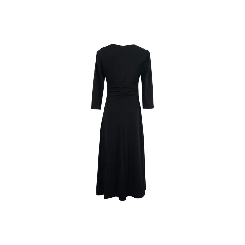 MISSSHINE Long Sleeved Dresses Women's Black-1