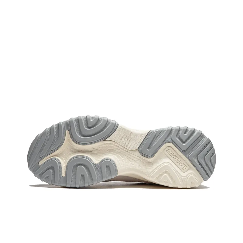 LiNing Churu Cushioning Anti Slip And Wear Resistant Low Top Casual Shoes Men's Gray White-6