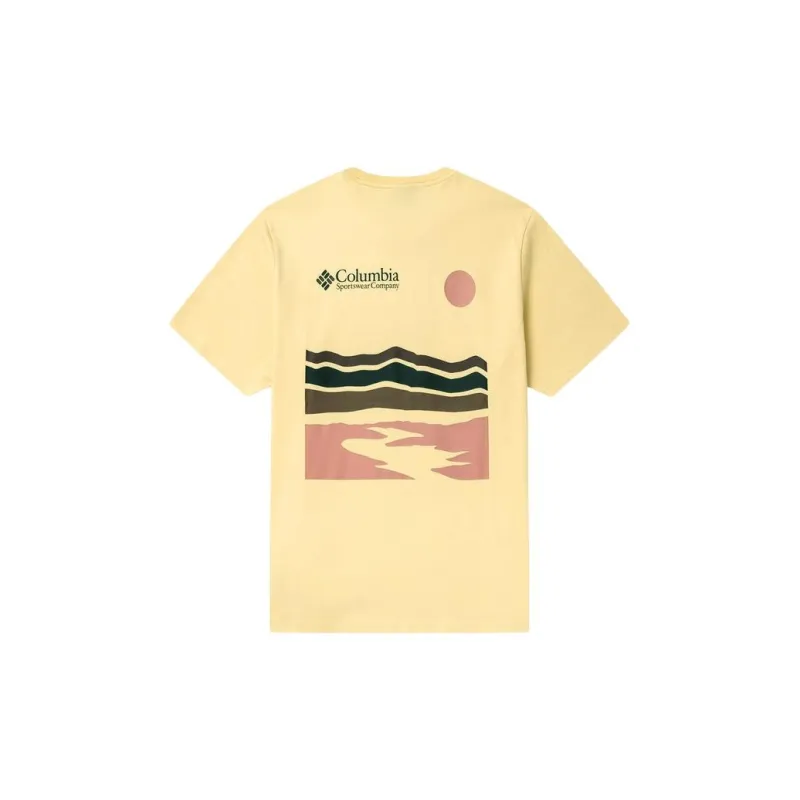 Columbia T Shirts Men Yellow-1