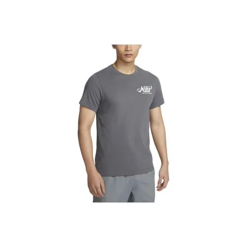 Nike T-Shirts Men Iron Gray