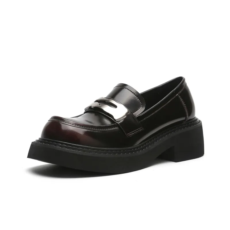 EBLAN Loafers Women's Burgundy-1