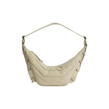 Lemaire Nylon Canvas Portable Crossbody Bag, Shoulder Bag Trumpets Unisex Clay