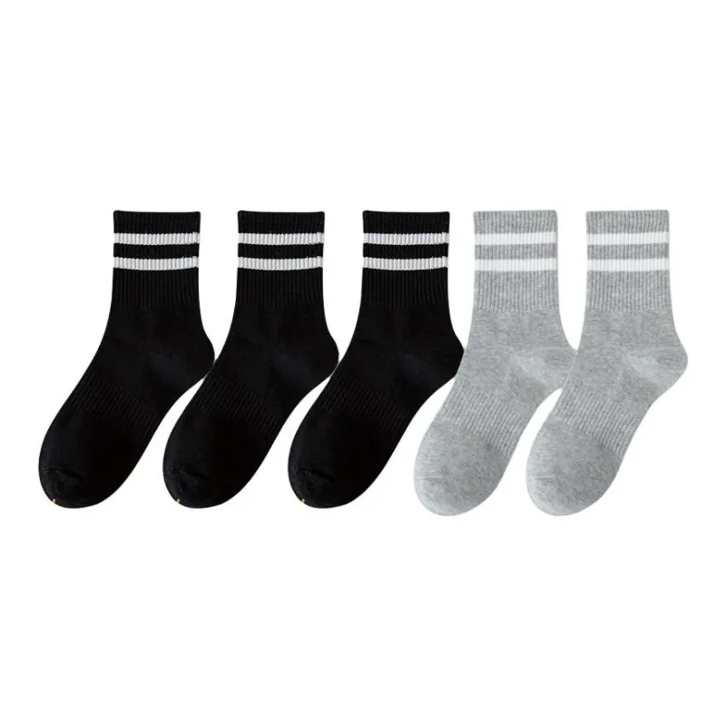 MIIOW Mid Calf Socks Men's 5 Pack-3