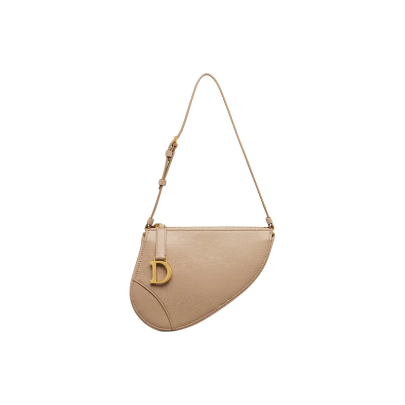 DIOR Sheepskin Clutch Bag Over The Shoulder Women's Cookie-0