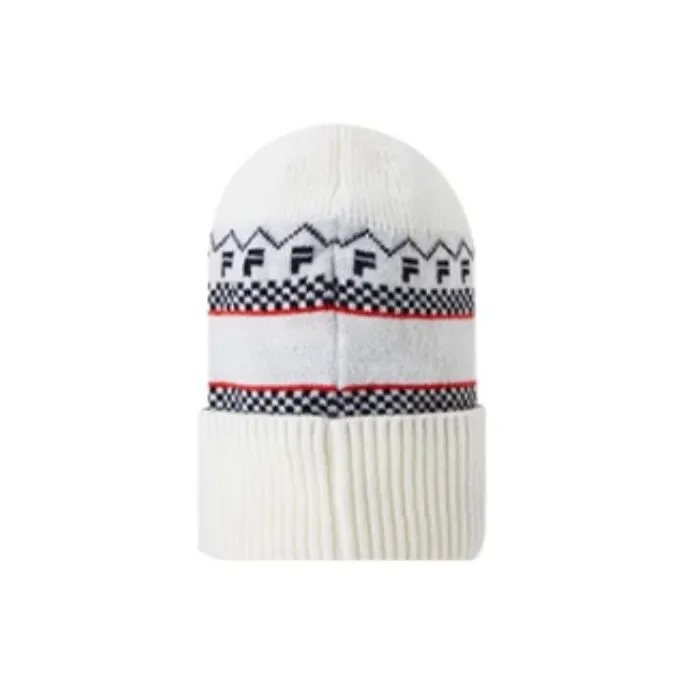 FILA Acrylic Polyamide Sheep Wool Polyester Beanies Kids' White-2