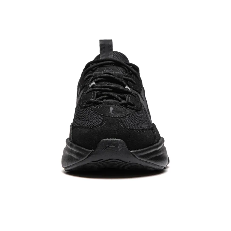 LiNing Milk Coconut 2.0 Anti Slip Wear Resistant Low Top Casual Shoes Women's Black-4