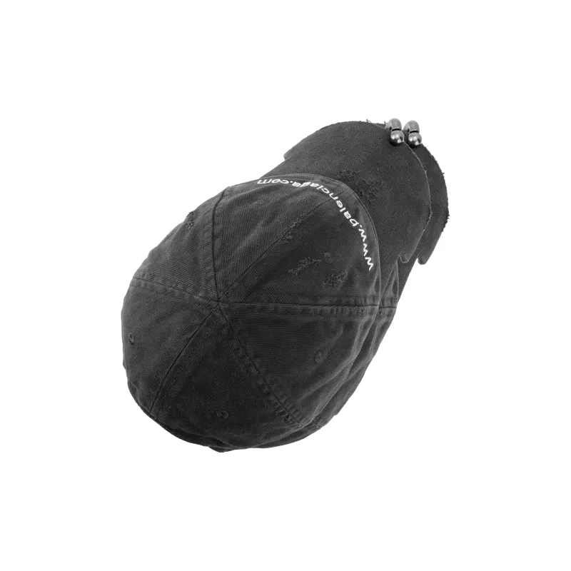 Balenciaga Front Piercing Faded Cap-3