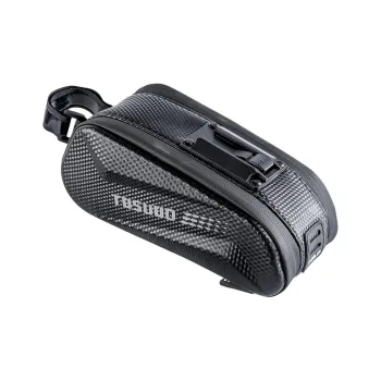 TOSUOD Cycling Bag Unisex EVA PUB Carbon Fiber Rib 23x9x7x11cm