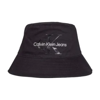 CALVIN KLEIN Cotton Bucket Hats Unisex Black