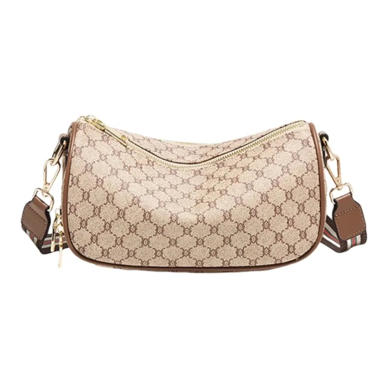 Marino Orlandi Synthetic Leather Dumpling Bag Pillow Bag Fanny Pack Shoulder Bag Crossbody Bag Women's Coffee/Coffee-6
